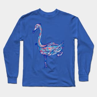 Hand drawn swan Long Sleeve T-Shirt